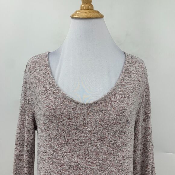 Saturday Sunday Knit Sweater Dress Women XS Anthropologie Space Dye Elastic Cuff - Picture 3 of 16